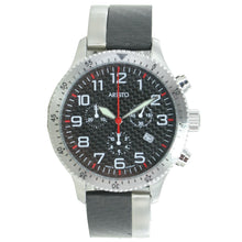 Laden Sie das Bild in den Galerie-Viewer, Aristo Herren Uhr Chronograph Carbon Edelstahl Trophy Spange 7H106R
