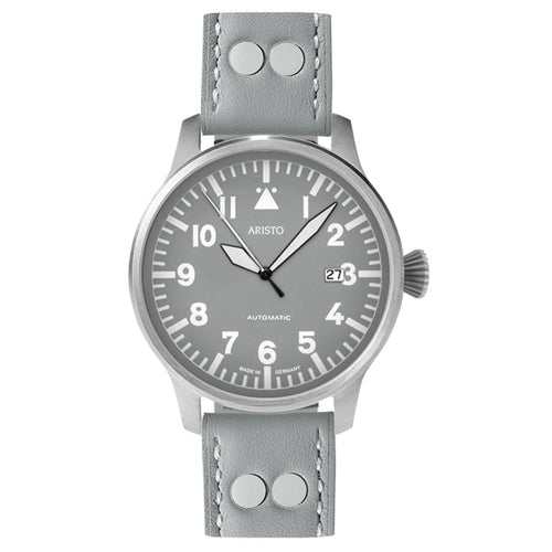 Aristo Herren Uhr Armbanduhr Fliegeruhr Automatik 7H153-L Leder