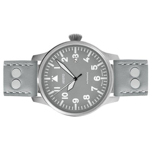 Aristo Herren Uhr Armbanduhr Fliegeruhr Automatik 7H153-L Leder