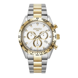 Roamer Herren Uhr Analog Quarz Chronograph 850837 47 15 20 Monza 100 Edelstahl