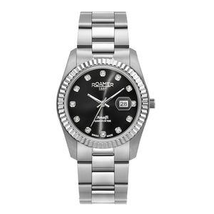 Roamer Damen Uhr Analog Quarz 852844 41 59 20 Amalfi Edelstahl