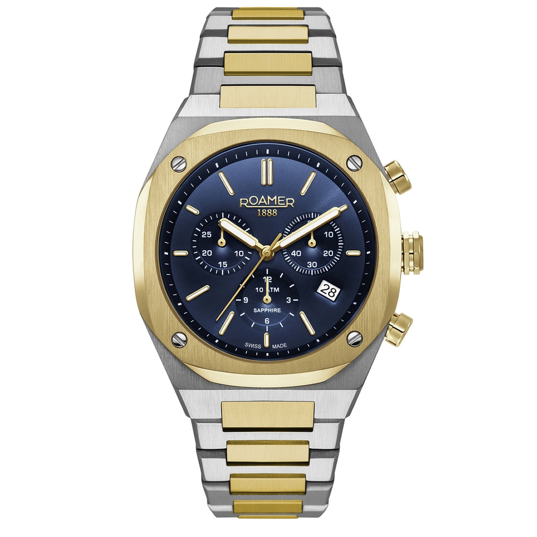 Roamer Herren Uhr Analog Quarz Chronograph 854837 47 45 50 Stingray R7 Edelstahl