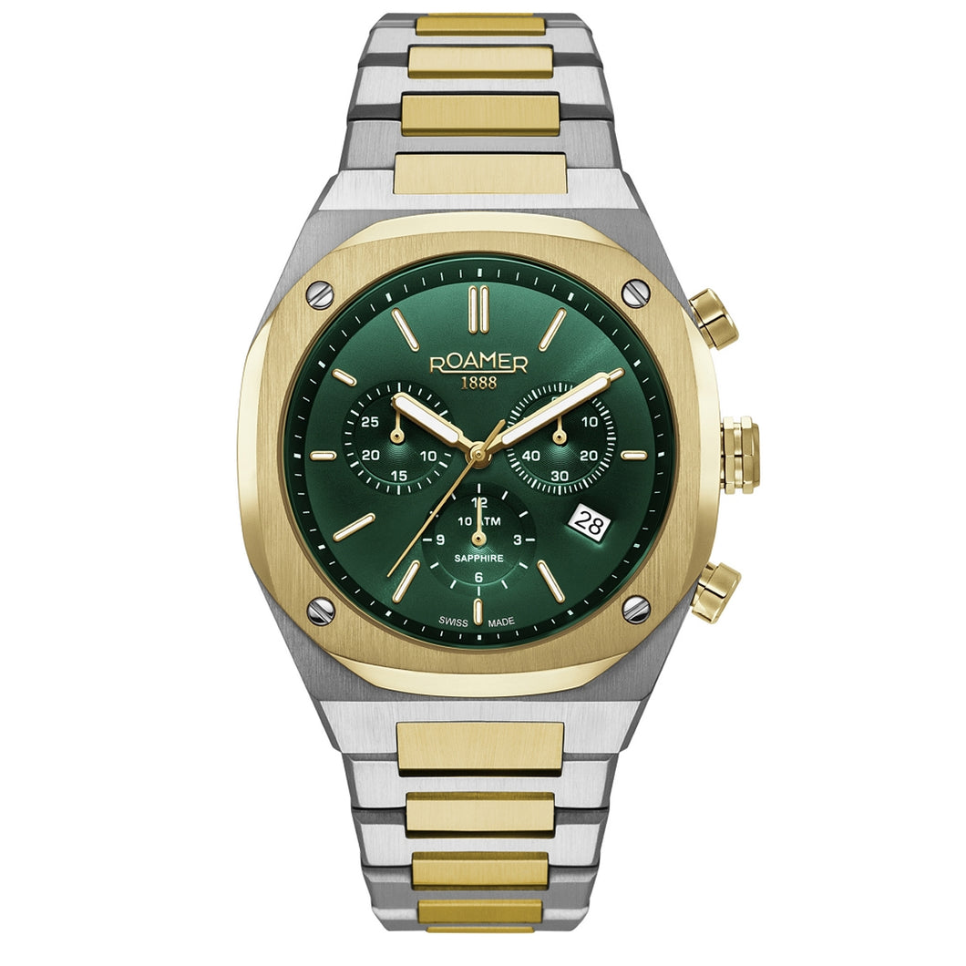 Roamer Herren Uhr Analog Quarz Chronograph 854837 47 75 50 Stingray R7 Edelstahl