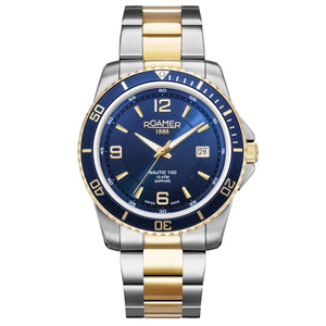 Roamer Herren Uhr Analog Quarz 862844 47 45 20 Nautic 100 Edelstahl
