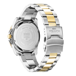 Roamer Herren Uhr Analog Quarz 862844 47 45 20 Nautic 100 Edelstahl