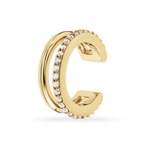 Laden Sie das Bild in den Galerie-Viewer, Esprit Damen Ohrringe Single Earcuff Klemme Silber godlfarben S.88676211