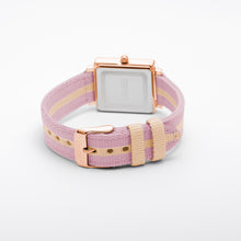 Laden Sie das Bild in den Galerie-Viewer, Esprit Damen Uhr Armbanduhr STRIPES Edelstahl Textil H.88875184