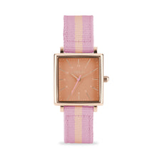 Laden Sie das Bild in den Galerie-Viewer, Esprit Damen Uhr Armbanduhr STRIPES Edelstahl Textil H.88875184