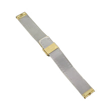 Laden Sie das Bild in den Galerie-Viewer, Vollmer Uhrenarmband Milanaiseband Edelstahl gold 18 mm 8946CH6