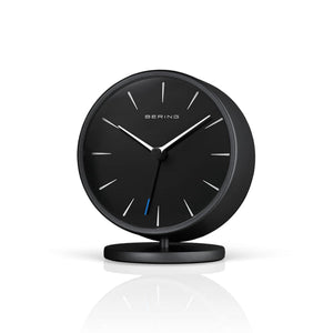 Bering Wecker Tischuhr Alarmclock Analog  - 90096-220R schwarz