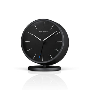 Bering Wecker Tischuhr Alarmclock Analog  - 90096-220R schwarz