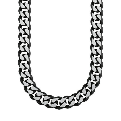 s.Oliver Jewel Herren Glieder Kette Edelstahl black SO1206/1 - 508407