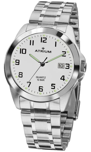 ATRIUM Herren Uhr Armbanduhr Edelstahl A16-30