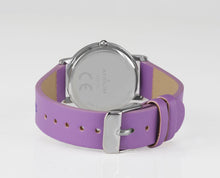 Laden Sie das Bild in den Galerie-Viewer, ATRIUM Kinder-Armbanduhr Analog Quarz Mädchen Leder A47-18 lila