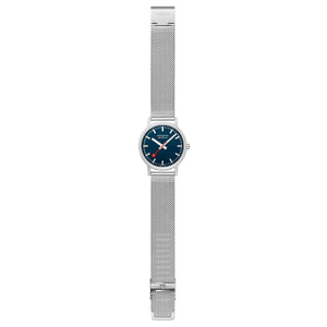 Mondaine Unisex Uhr Classic Armbanduhr 36 mm A660.30314.40SBJ Edelstahl