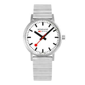 Mondaine Herren Uhr Classic Armbanduhr 40 mm A660.30360.16SBJ Edelstahl