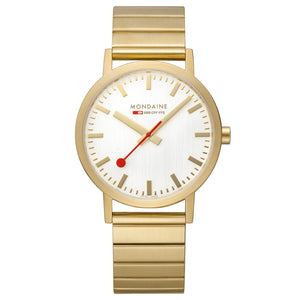 Mondaine Herren Uhr Classic Armbanduhr 40 mm A660.30360.16SBM Edelstahl