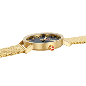 Mondaine Herren Uhr Classic Armbanduhr 40 mm A660.30360.40SBM Edelstahl