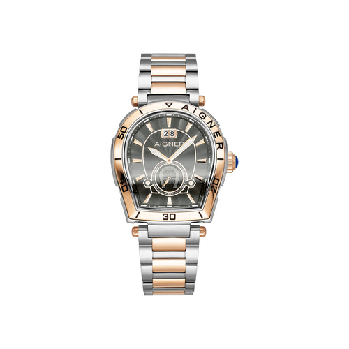 Aigner Herren Uhr Trapani Edelstahl bicolor AGW.262006