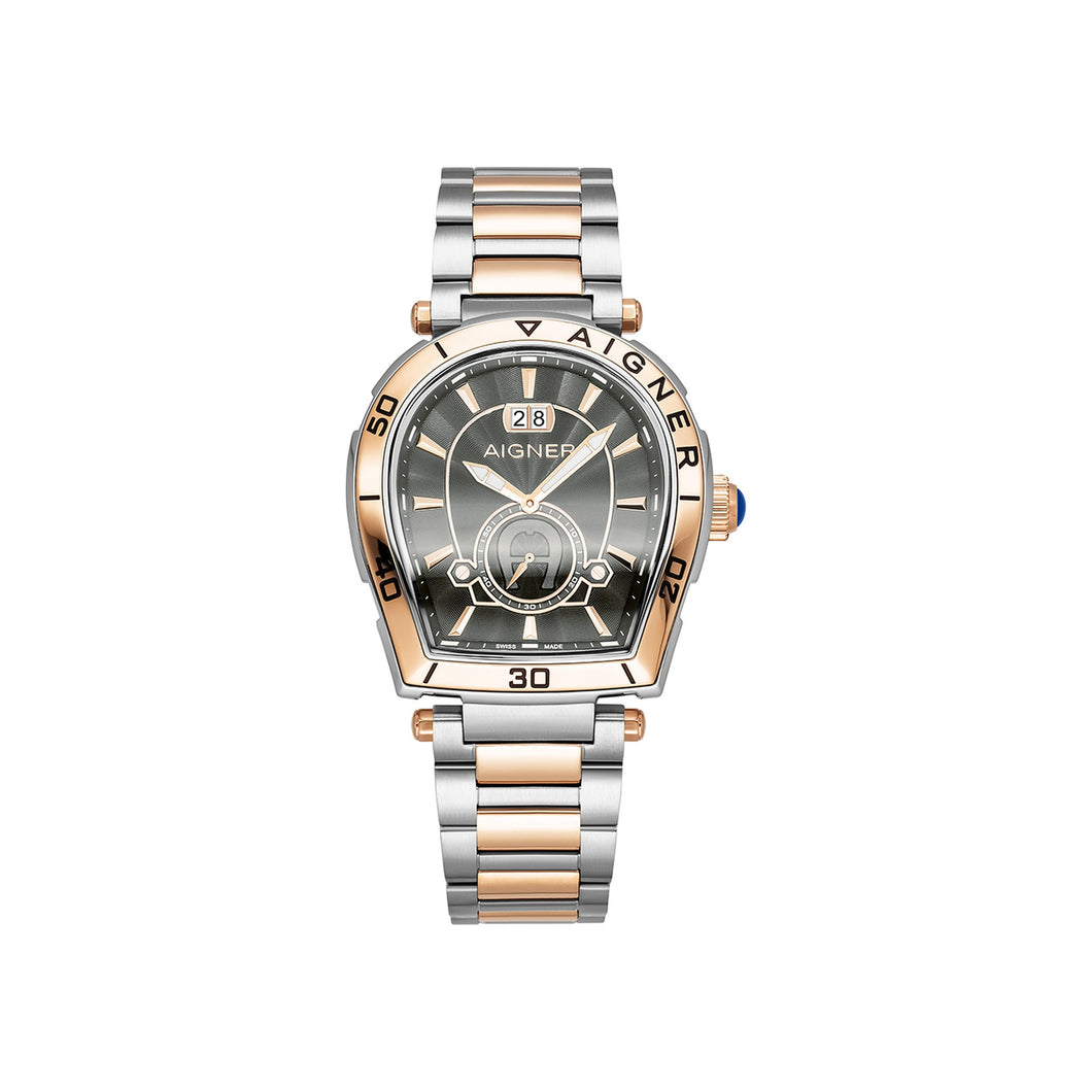 Aigner Herren Uhr Trapani Edelstahl bicolor AGW.262006