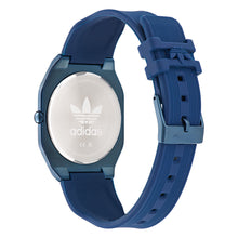 Laden Sie das Bild in den Galerie-Viewer, Adidas Unisex Uhr CITY TECH THIN Silikon blau AOFH24001
