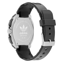 Laden Sie das Bild in den Galerie-Viewer, Adidas Unisex Uhr Chrono CITY TECH THREE Silikon schwarz AOFH24017