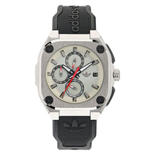 Laden Sie das Bild in den Galerie-Viewer, Adidas Unisex Uhr Chrono CITY TECH THREE Silikon schwarz AOFH24017