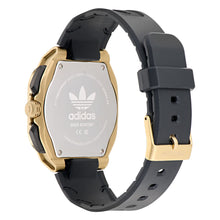Laden Sie das Bild in den Galerie-Viewer, Adidas Unisex Uhr Chrono CITY TECH THREE Silikon schwarz AOFH24018