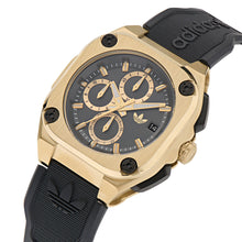 Laden Sie das Bild in den Galerie-Viewer, Adidas Unisex Uhr Chrono CITY TECH THREE Silikon schwarz AOFH24018