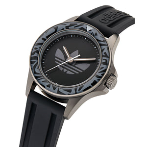 Adidas Unisex Uhr EXPRESSION ONE Silikon schwarz AOFH24511