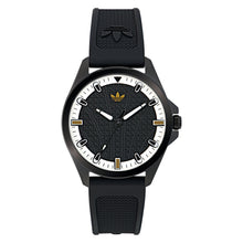 Laden Sie das Bild in den Galerie-Viewer, Adidas Unisex Uhr ICONIC ONE Silikon schwarz AOFH25001