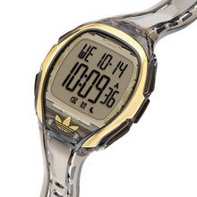 Laden Sie das Bild in den Galerie-Viewer, Adidas Unisex Uhr DIGITAL Athletics One Kunststoff grau transparent AOFH25004