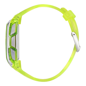Adidas Unisex Uhr DIGITAL Athletics One Kunststoff grün transparent AOFH25005