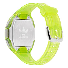 Laden Sie das Bild in den Galerie-Viewer, Adidas Unisex Uhr DIGITAL Athletics One Kunststoff grün transparent AOFH25005
