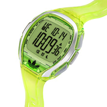 Laden Sie das Bild in den Galerie-Viewer, Adidas Unisex Uhr DIGITAL Athletics One Kunststoff grün transparent AOFH25005