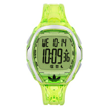 Laden Sie das Bild in den Galerie-Viewer, Adidas Unisex Uhr DIGITAL Athletics One Kunststoff grün transparent AOFH25005