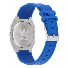 Laden Sie das Bild in den Galerie-Viewer, Adidas Unisex Uhr City Tech Silikon blau AOFH25009