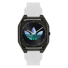 Laden Sie das Bild in den Galerie-Viewer, Adidas Unisex Uhr City Tech Silikon weiss AOFH25010