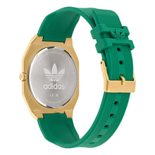 Laden Sie das Bild in den Galerie-Viewer, Adidas Unisex Uhr City Tech Silikon grün AOFH25011
