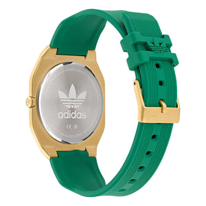 Adidas Unisex Uhr City Tech Silikon grün AOFH25011