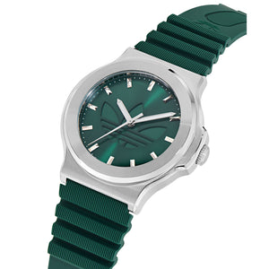 Adidas Unisex Uhr EXPRESSION THREE Silikon grün AOFH25501