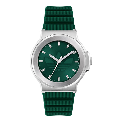 Adidas Unisex Uhr EXPRESSION THREE Silikon grün AOFH25501