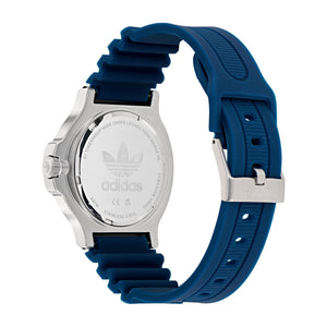 Adidas Unisex Uhr EXPRESSION THREE Silikon blau AOFH25502