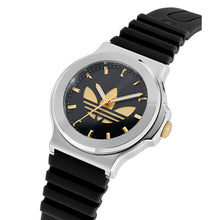 Laden Sie das Bild in den Galerie-Viewer, Adidas Unisex Uhr EXPRESSION THREE Silikon schwarz AOFH25503
