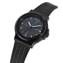 Laden Sie das Bild in den Galerie-Viewer, Adidas Unisex Uhr EXPRESSION THREE Edelstahl schwarz AOFH25504