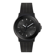 Laden Sie das Bild in den Galerie-Viewer, Adidas Unisex Uhr EXPRESSION THREE Edelstahl schwarz AOFH25504