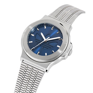 Adidas Unisex Uhr EXPRESSION THREE Edelstahl silber AOFH25505