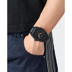 Adidas Unisex Uhr CITY TECH FIVE Kunststoff schwarz AOFH25509