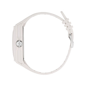 Adidas Unisex Uhr CITY TECH FIVE Kunststoff weiß AOFH25511