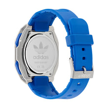 Laden Sie das Bild in den Galerie-Viewer, Adidas Unisex Uhr CITY TECH SIX SST Silikon blau AOFH26016